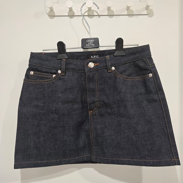 A.P.C 아페쎄 미니 주페 스커트