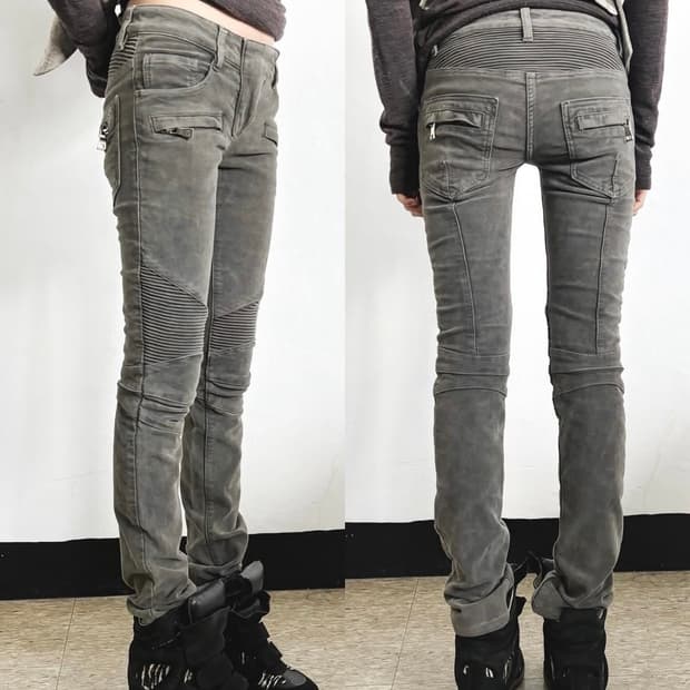 발망 바이커 진 더스트카키