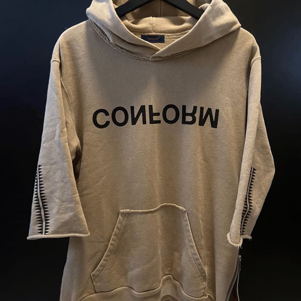 Undercover SCAB GIZ Half Sleeves Hoodie