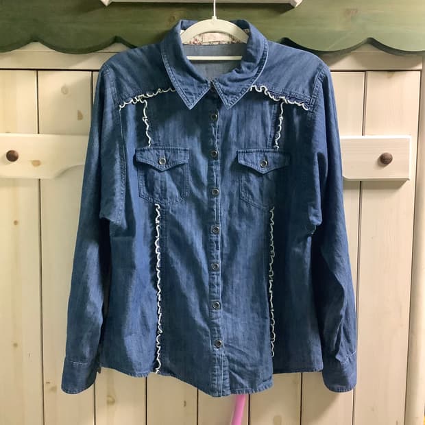 리즈리사 denim shirt