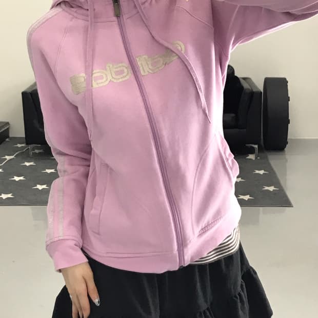 Adidas Y2k Pink Zip Up Hoodies