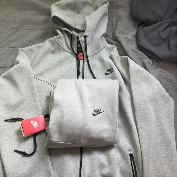 새상품 나이키 테크플리스 셋업 XL