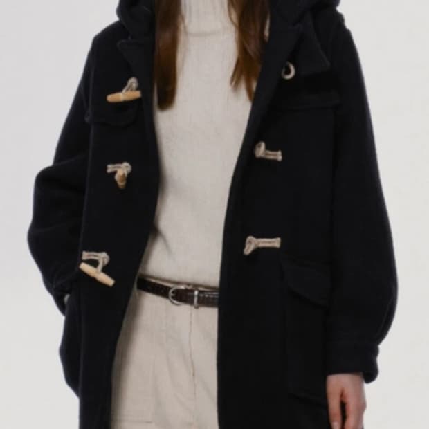 낫띵리튼 더플코트 네이비