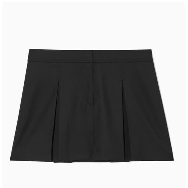 COS 로우라이즈 플리츠 미니 스커트 34