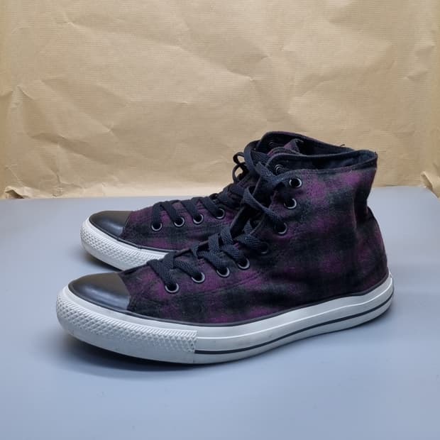 컨버스 체크무늬 남성하이탑 280