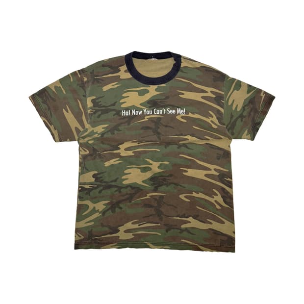 00’s can’t see me 우드랜드 카모 티셔츠