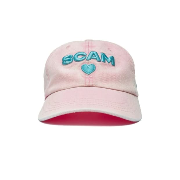[스키즘인듀싱] SCAM 캔버스 캡 핑크 미개봉