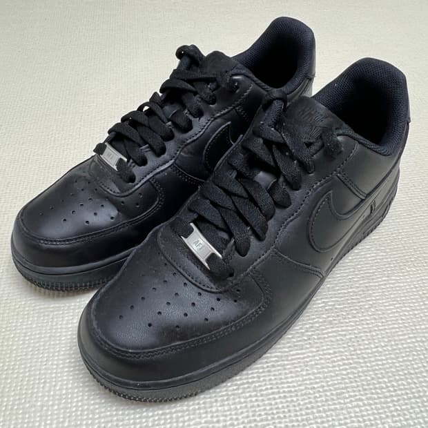 나이키 에어포스1 올블랙 