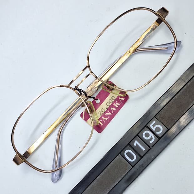 80s 일본 빈티지 데드스톡 미사용/오벌 라운드 안경테 52mm 여성용