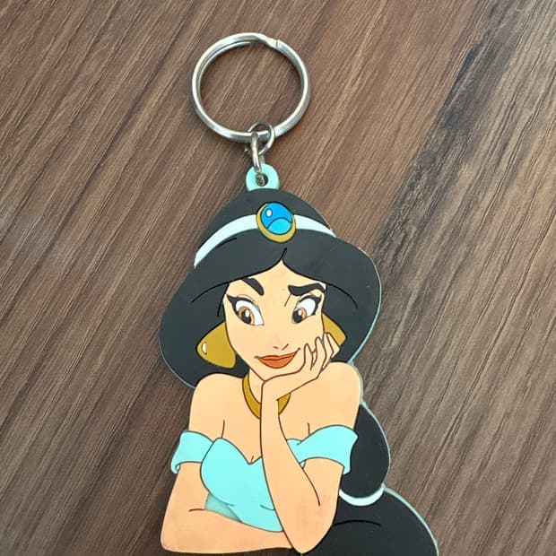 빈티지 디즈니 자스민 키링