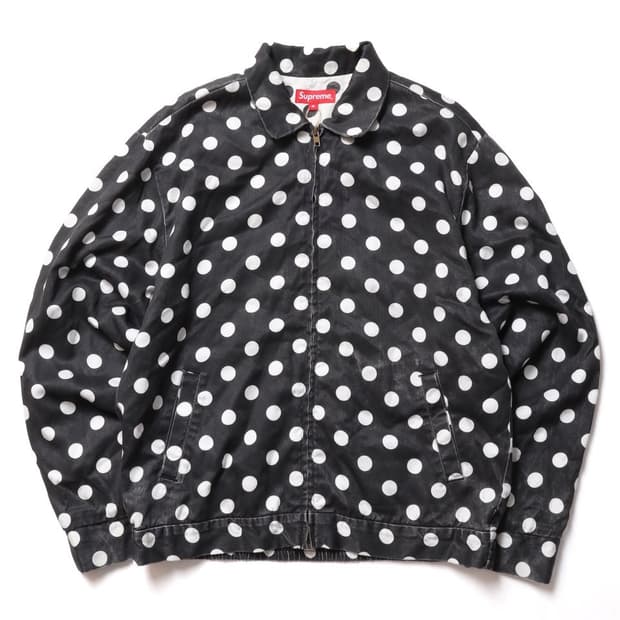 슈프림 Supreme Polka Dots Rayon Work Jacket