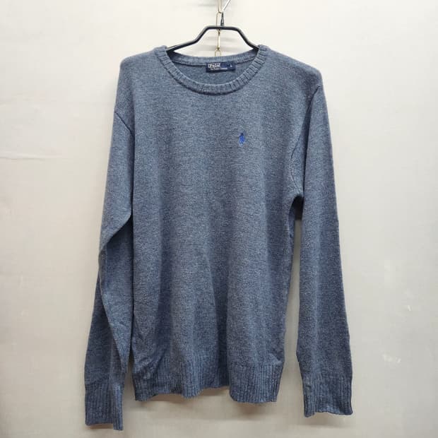 폴로랄프로렌 램스울 로고 니트 L(M) 남여공용