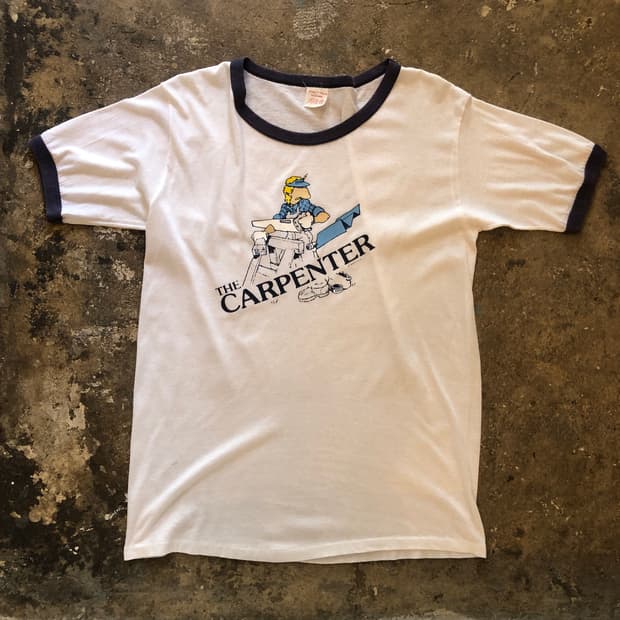 70s~90s Ringer T-shirt-XL