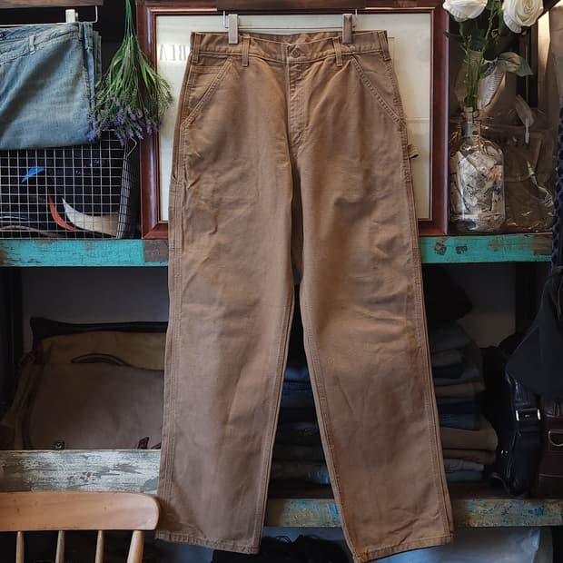 칼하트 싱글니 카펜터 워크팬츠 커피 브라운 33x30