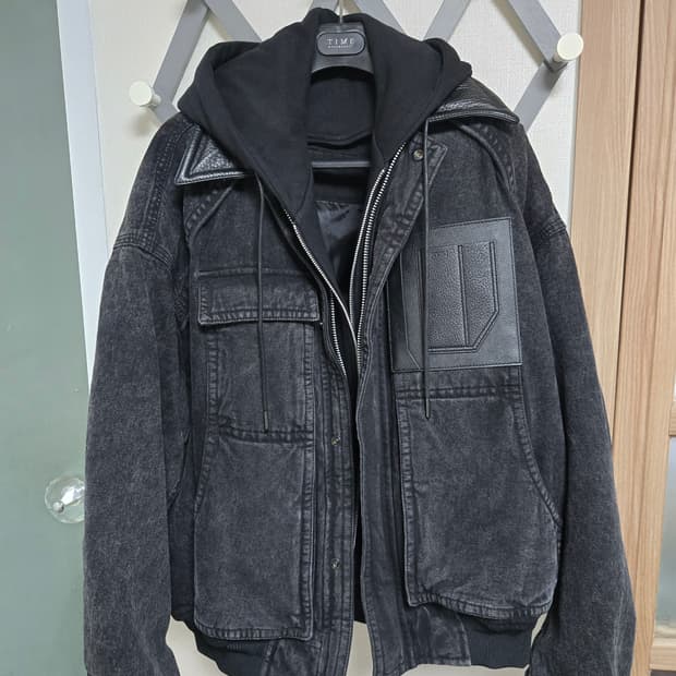 준지 데님 후드 마원