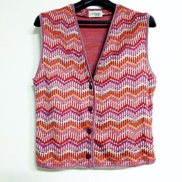 미쏘니 이탈리아 정품 민소매 자켓