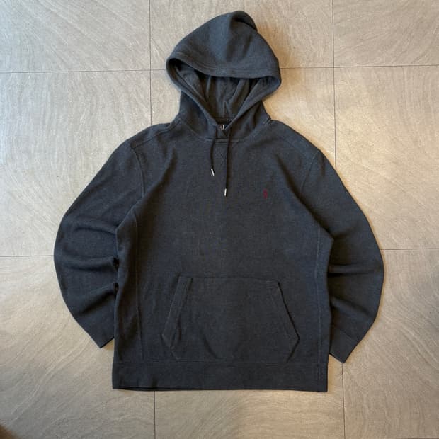폴로 국내 정품 그레이 후드