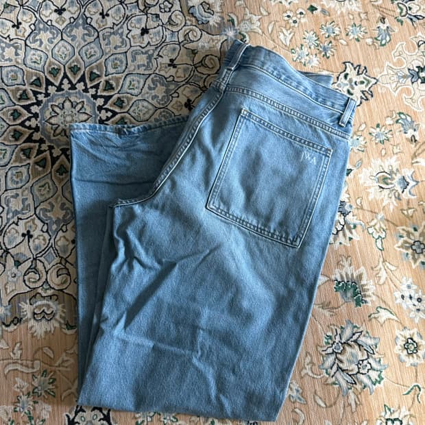 [유니클로 x JW앤더슨] 연청 데님 스트레이트진 36