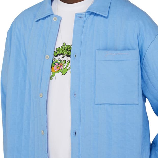 [L] 자크뮈스 패딩셔츠 자켓 스카이 블루