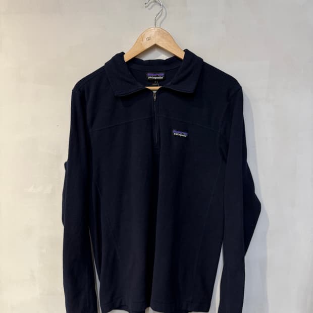 파타고니아 네이비 플리스 하프집업