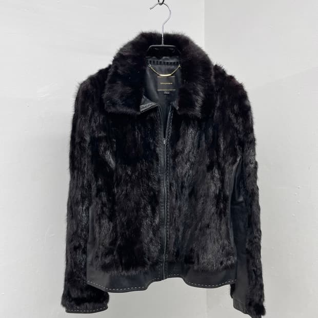양가죽 밍크 퍼자켓