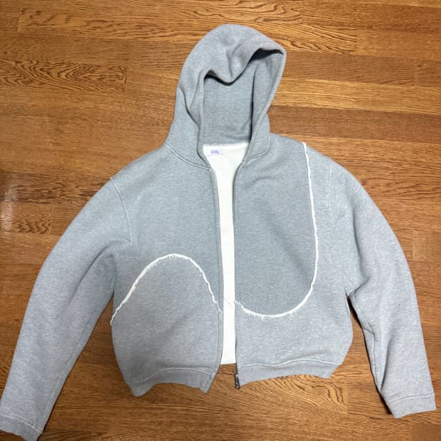 ERL 스월 후드집업 그레이