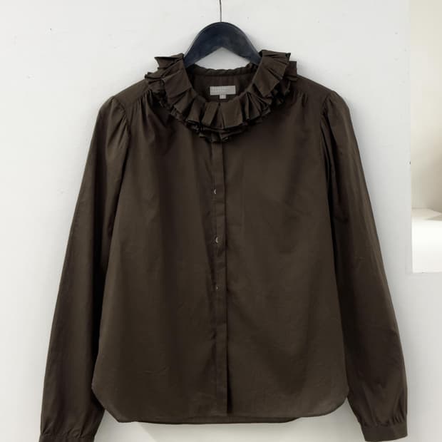 마가렛 호웰 프릴 셔츠