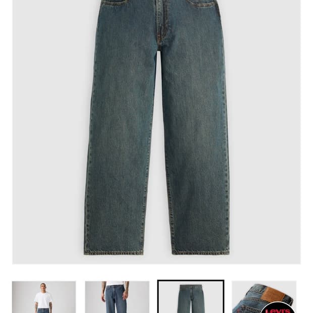 리바이스 프리미엄 578 배기 진 0025 34x32