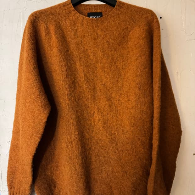 하울린 쉐기독 니트 오렌지 