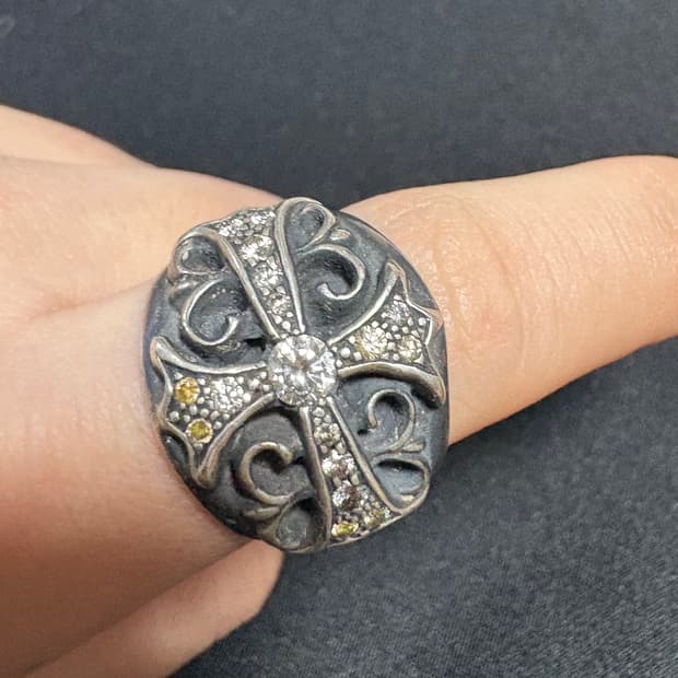 크롬하츠 키퍼링 애프터 다이아   Chrome Hearts Keeper 
