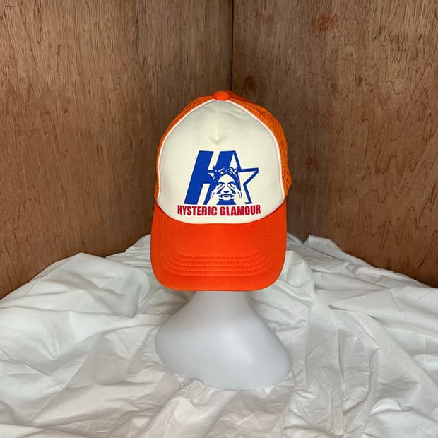 히스테릭 글래머 HG 로고 트러커 캡