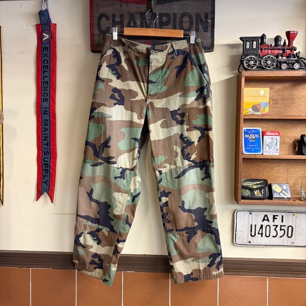 US Woodland BDU Pants S-R Size 260505-5