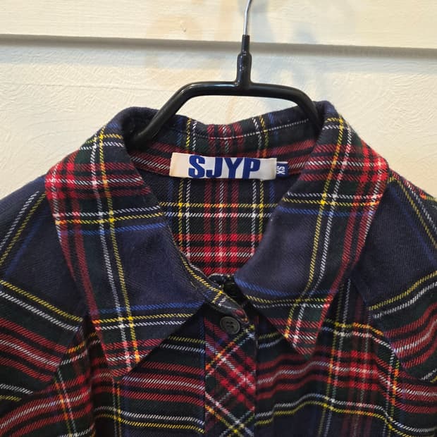 SJYP 체크 셔츠스타일  원피스 XS사이즈