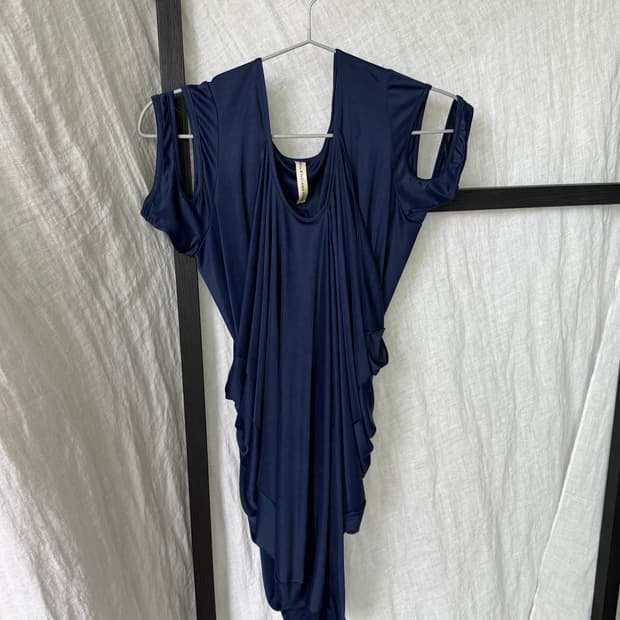 발렌시아가 니콜라 2004 SS 드레이핑 탑