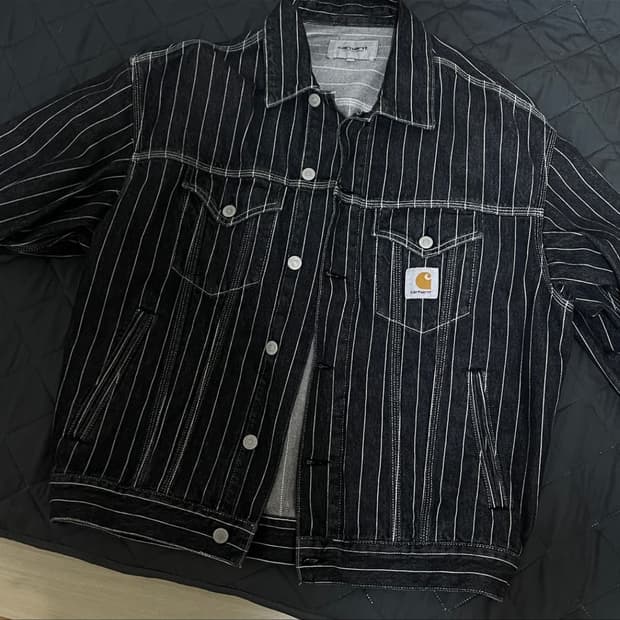 칼하트 윕 올리언 스트라이프 자켓 m