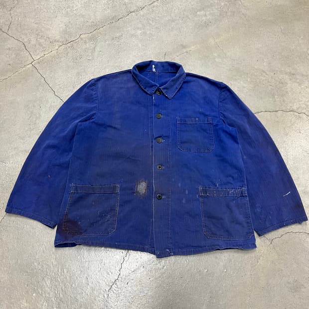 FADED VINTAGE DIRTY HBT 헤링본트윌코튼 프렌치워크자켓