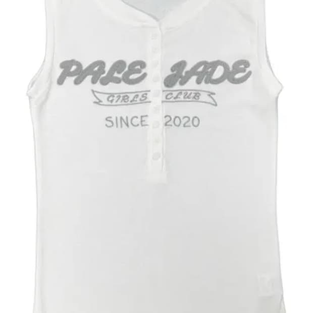 페일제이드 y2k lettering sleeveless