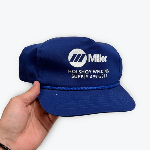 VINTAGE Miller SUPPLY 트러커캡 블루