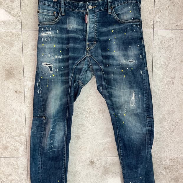 디스퀘어드2 페인트 스플래터 데님 48(34인치) 정품