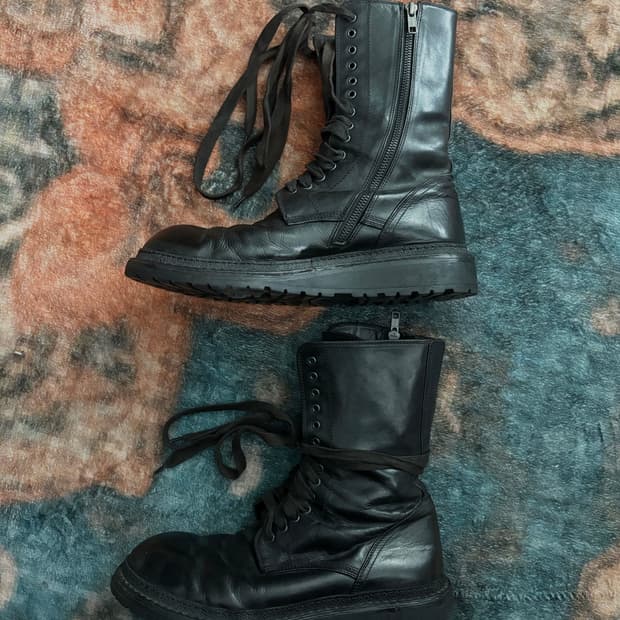 TTF✳️앤드뮐미스터 사이드지퍼 컴뱃부츠