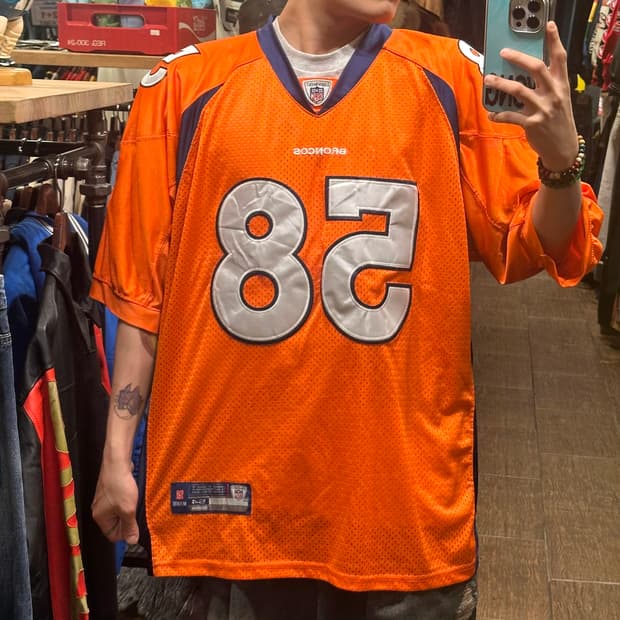 [HI] NFL 리복 반팔져지 오렌지