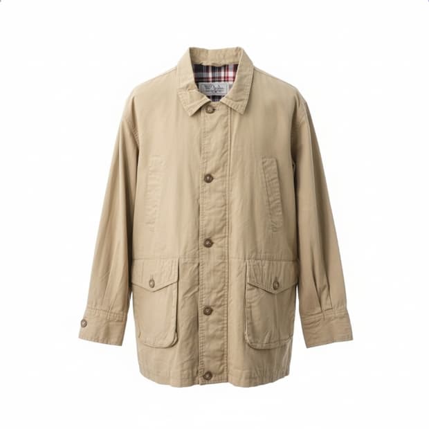 월드 맥스클럽  베이지 코튼 자켓 1919