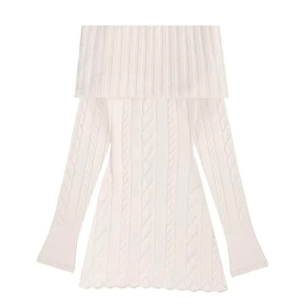 클리시어 러브노트 니트 원피스