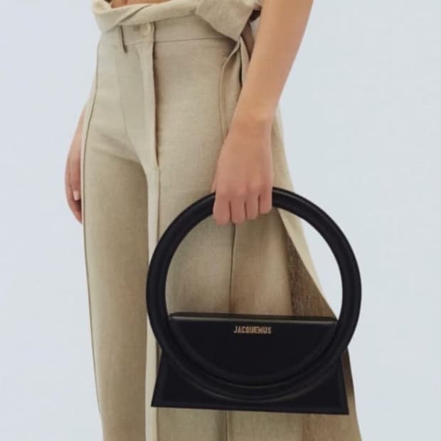 자크뮈스 르 삭 론드 서클 퍼스 블랙 Jacquemus Le Sac Ro