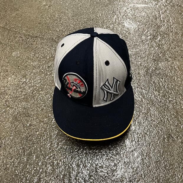 00s MLB 뉴욕양키스 더블 로고 스냅백