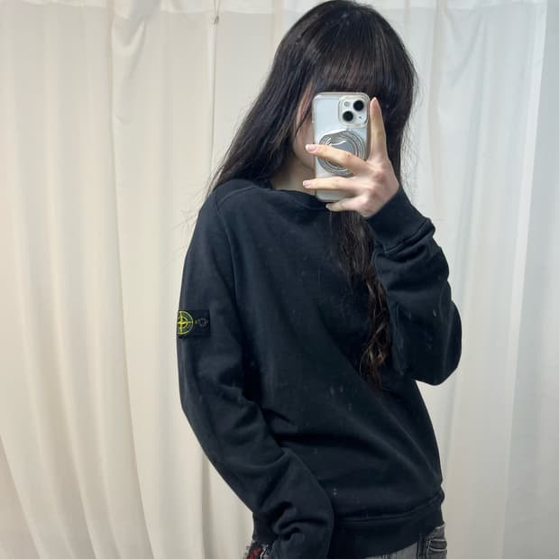 Stone Island Black Sweatshirt