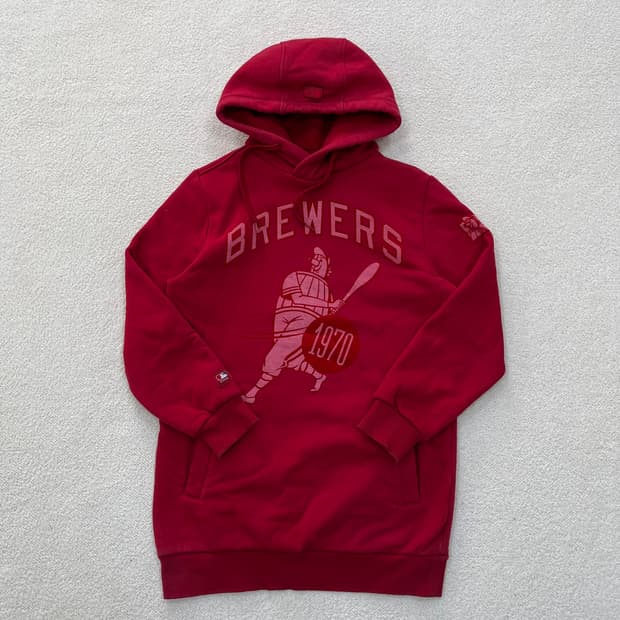 90 엠엘비 브루어스 후드 티셔츠 0305M