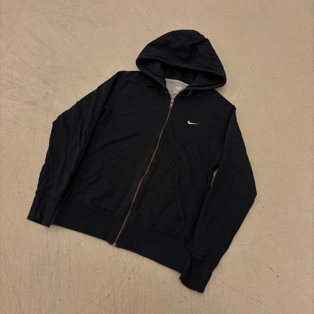 나이키 스우시 블랙 후드집업