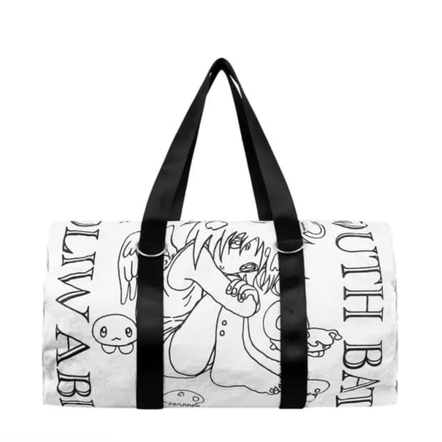 유쓰배쓰 YB X Oliwa Reversible Big Bag_WHITE