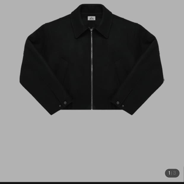 (L) mjd 울 크롭 자켓